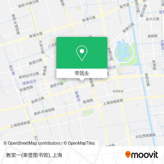 教室一(奉贤图书馆)地图