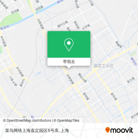 菜鸟网络上海嘉定园区5号库地图