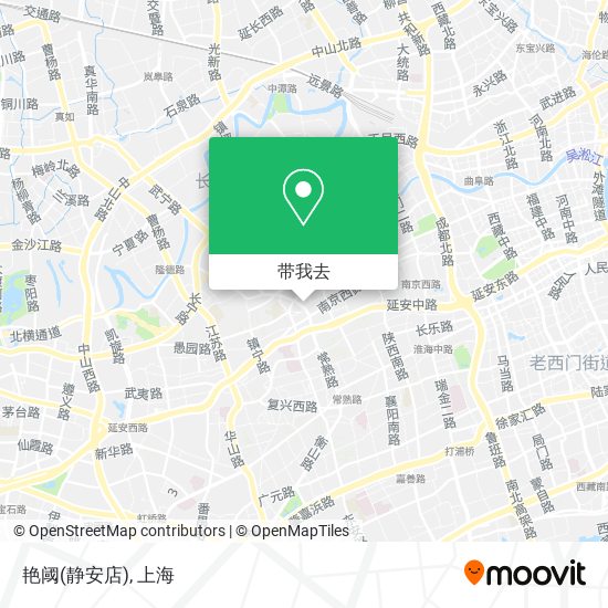 艳阈(静安店)地图