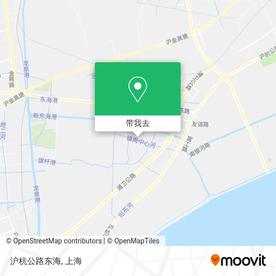 沪杭公路东海地图