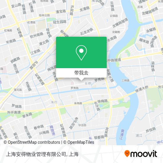 上海安得物业管理有限公司地图