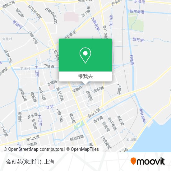 金创苑(东北门)地图