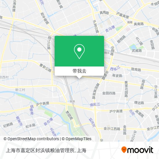 上海市嘉定区封浜镇粮油管理所地图