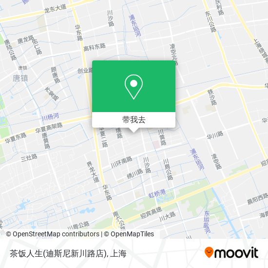 茶饭人生(迪斯尼新川路店)地图