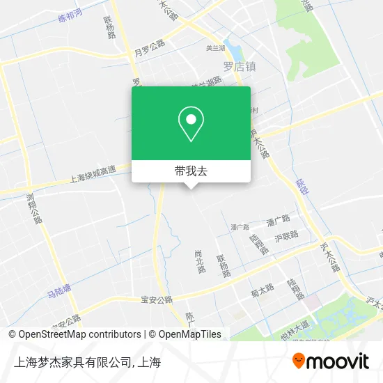上海梦杰家具有限公司地图