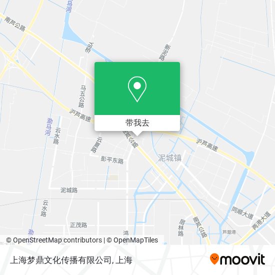 上海梦鼎文化传播有限公司地图