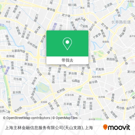 上海主林金融信息服务有限公司(天山支路)地图