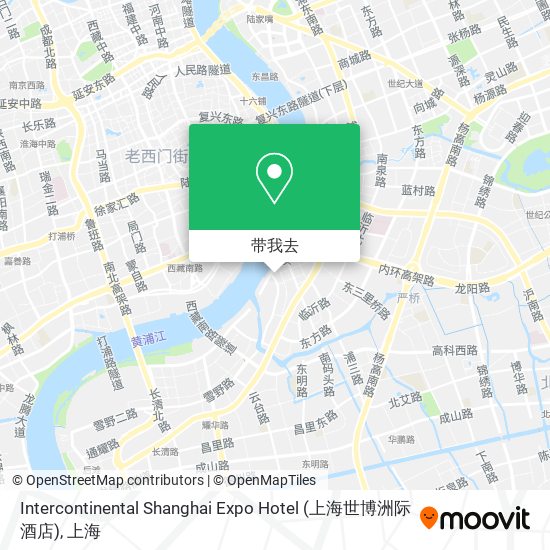 Intercontinental Shanghai Expo Hotel (上海世博洲际酒店)地图