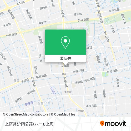 上南路沪南公路(八一)地图