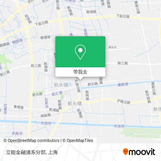立能金融浦东分部地图