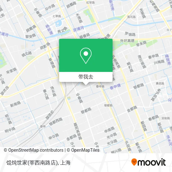 馄饨世家(莘西南路店)地图