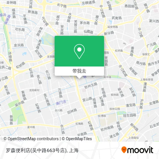 罗森便利店(吴中路663号店)地图