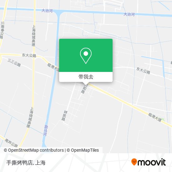 手撕烤鸭店地图