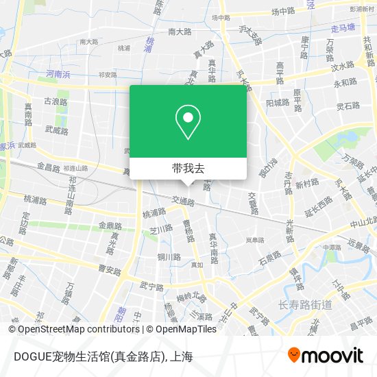 DOGUE宠物生活馆(真金路店)地图
