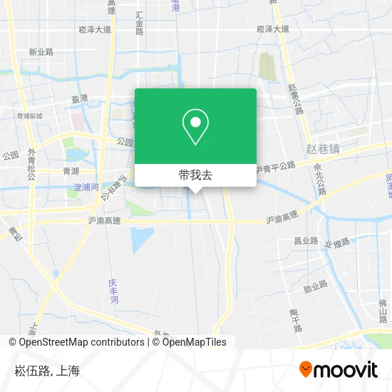 崧伍路地图