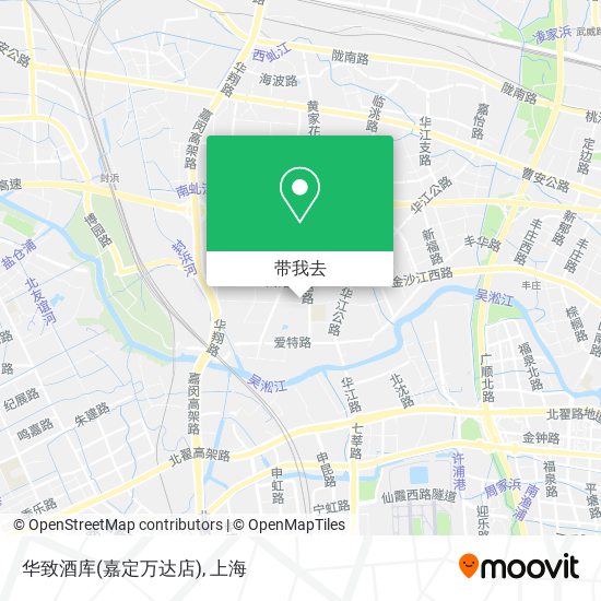 华致酒库(嘉定万达店)地图