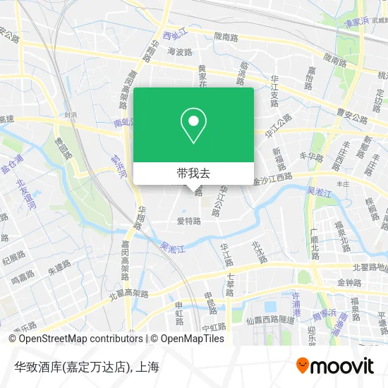 华致酒库(嘉定万达店)地图