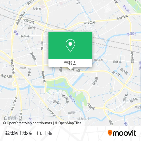 新城尚上城-东一门地图