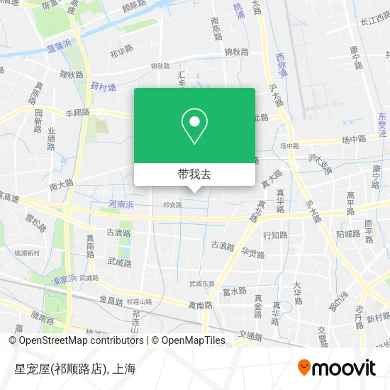 星宠屋(祁顺路店)地图