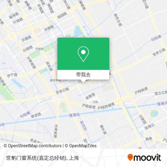 世豹门窗系统(嘉定总经销)地图