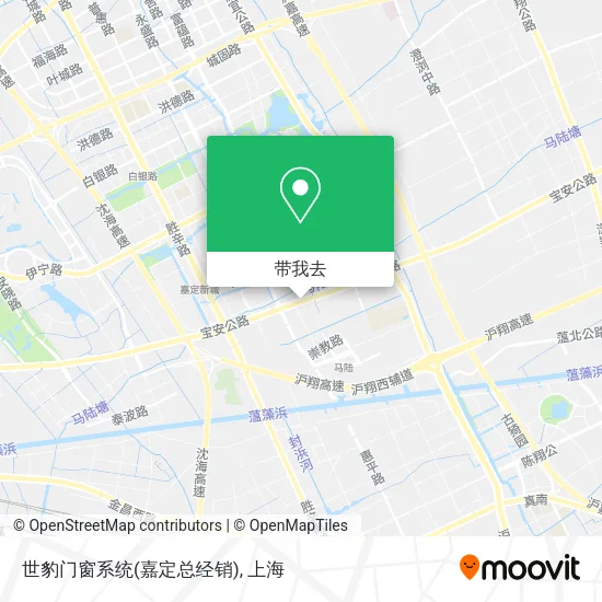 世豹门窗系统(嘉定总经销)地图