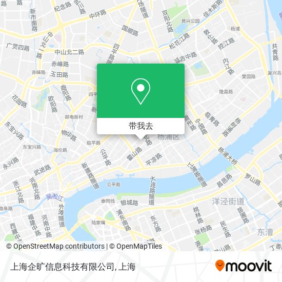 上海企旷信息科技有限公司地图