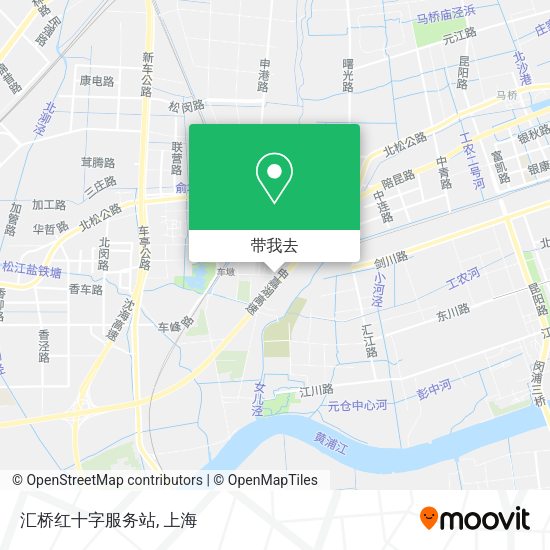 汇桥红十字服务站地图
