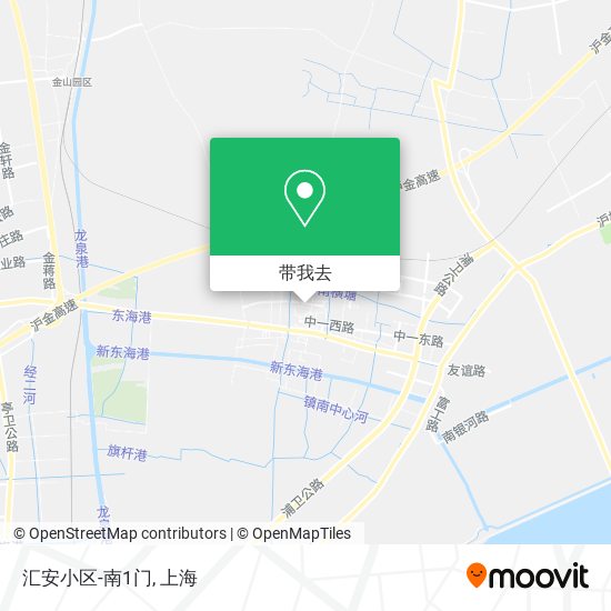 汇安小区-南1门地图