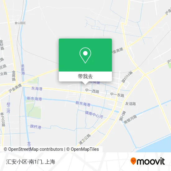 汇安小区-南1门地图