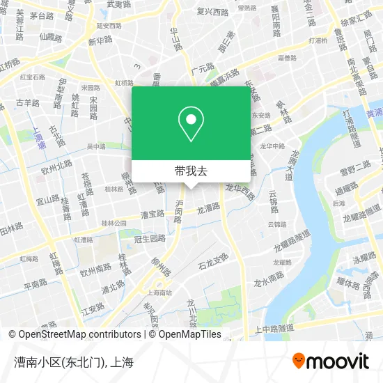 漕南小区(东北门)地图