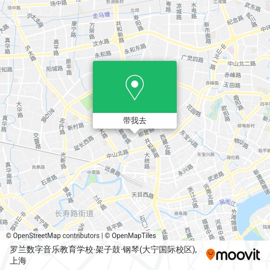 罗兰数字音乐教育学校·架子鼓·钢琴(大宁国际校区)地图