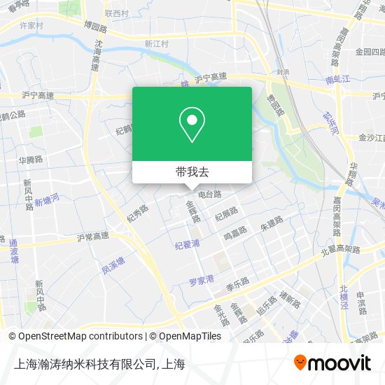 上海瀚涛纳米科技有限公司地图