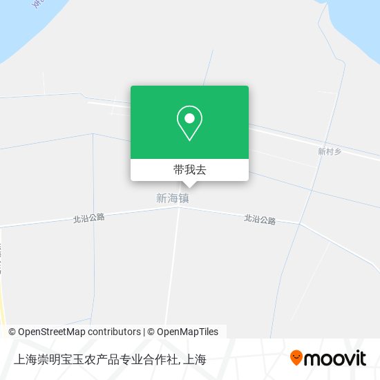 上海崇明宝玉农产品专业合作社地图