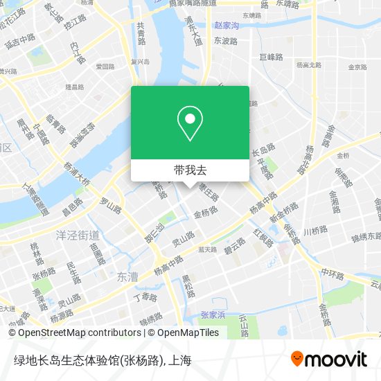 绿地长岛生态体验馆(张杨路)地图