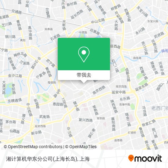 湘计算机华东分公司(上海长岛)地图