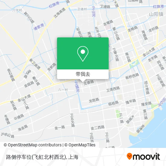 路侧停车位(飞虹北村西北)地图