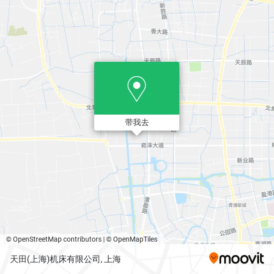 天田(上海)机床有限公司地图