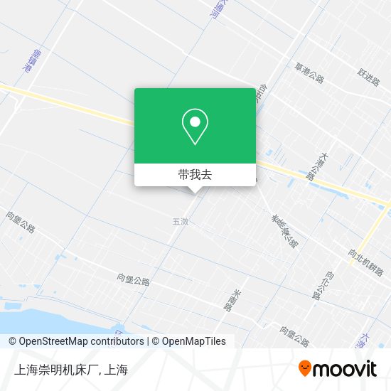 上海崇明机床厂地图