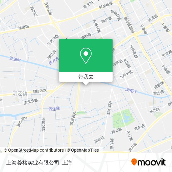 上海荟格实业有限公司地图
