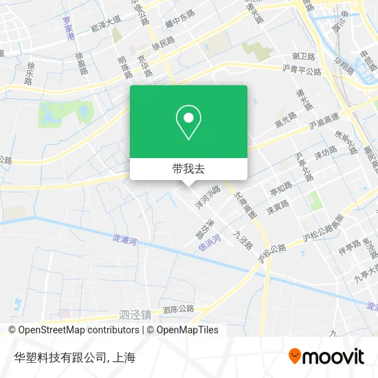 华塑料技有跟公司地图