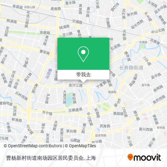 曹杨新村街道南场园区居民委员会地图