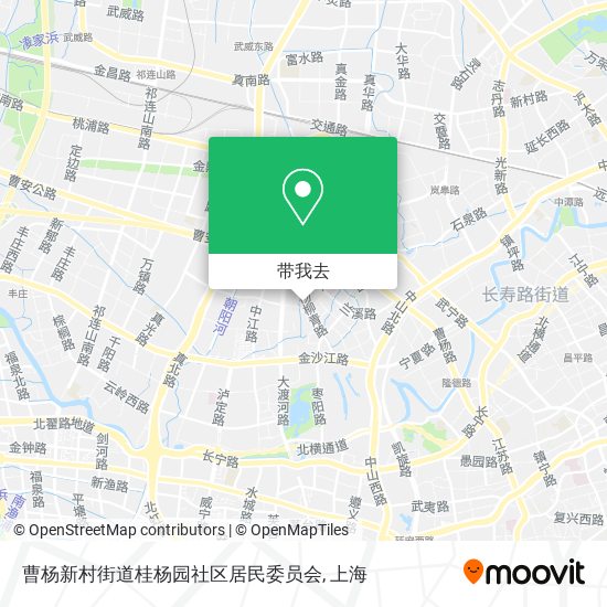 曹杨新村街道桂杨园社区居民委员会地图
