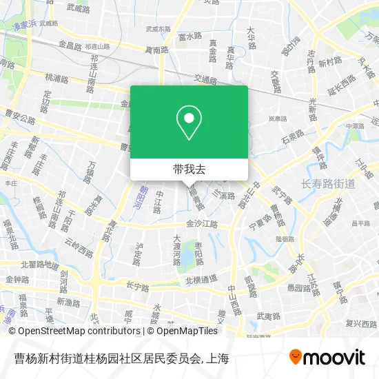 曹杨新村街道桂杨园社区居民委员会地图