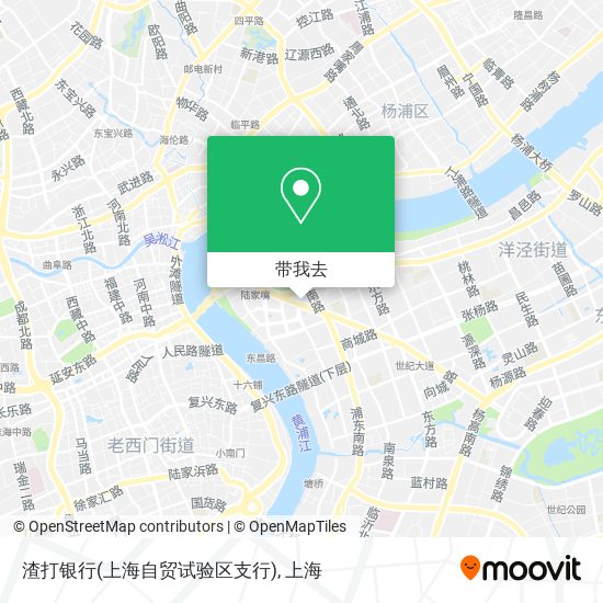 渣打银行(上海自贸试验区支行)地图