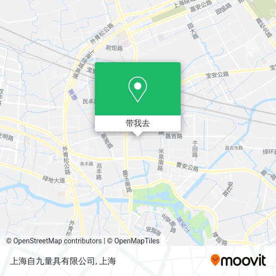 上海自九量具有限公司地图