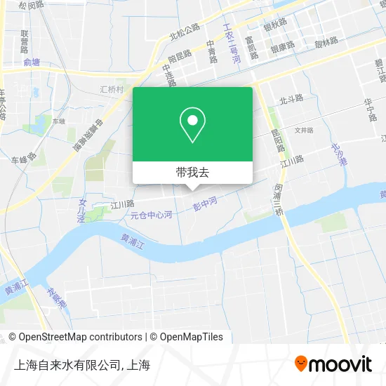 上海自来水有限公司地图