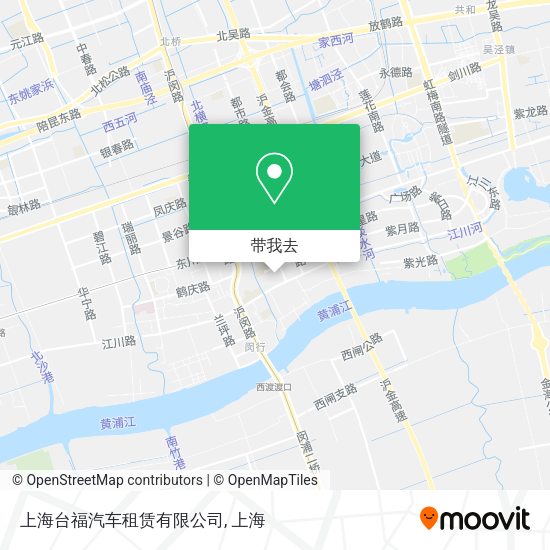 上海台福汽车租赁有限公司地图
