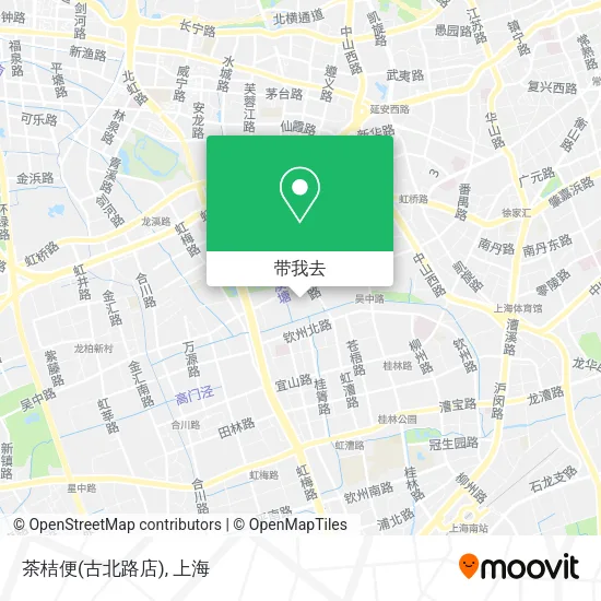 茶桔便(古北路店)地图