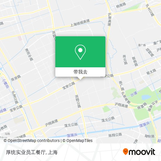 厚统实业员工餐厅地图