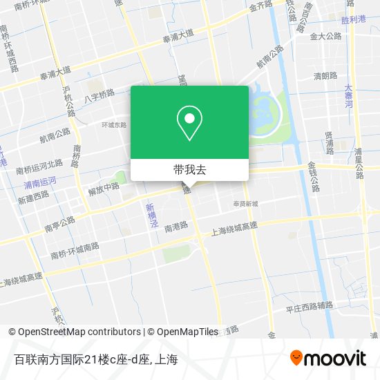 百联南方国际21楼c座-d座地图